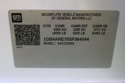 2025 Chevrolet Silverado 3500 HD Chassis Cab Work Truck