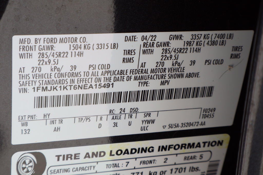2022 Ford Expedition Limited MAX