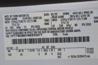 2022 Ford Super Duty F-250 SRW XL