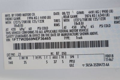 2022 Ford Super Duty F-250 SRW XL