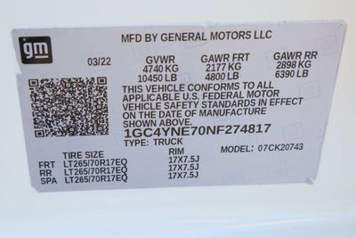 2022 Chevrolet Silverado 2500 HD LT