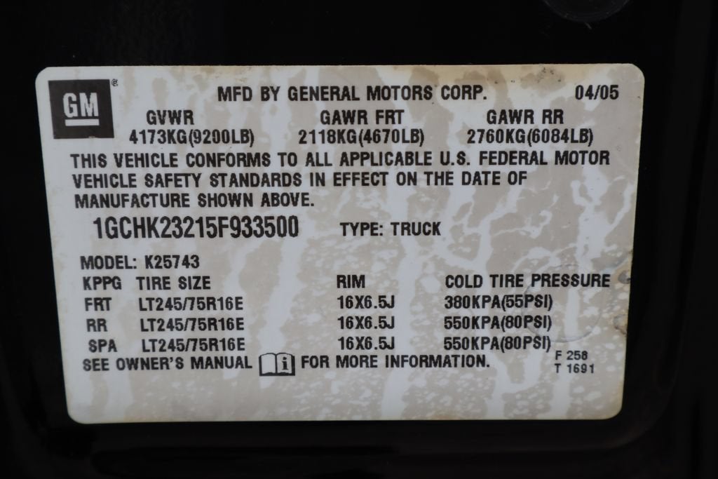 2005 Chevrolet Silverado 2500 HD LS