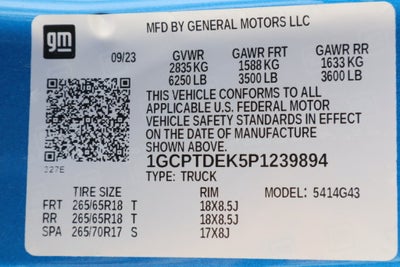 2023 Chevrolet Colorado 4WD Z71