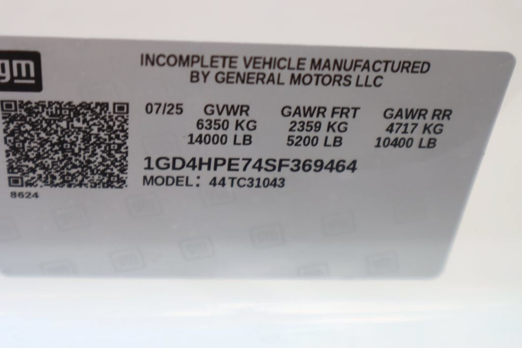 2025 GMC Sierra 3500 HD Chassis Cab Pro
