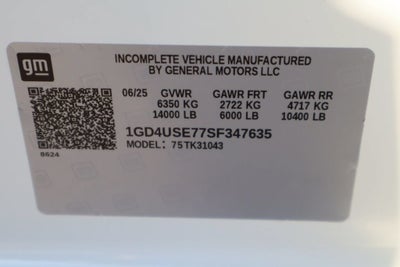 2025 GMC Sierra 3500 HD Chassis Cab Pro
