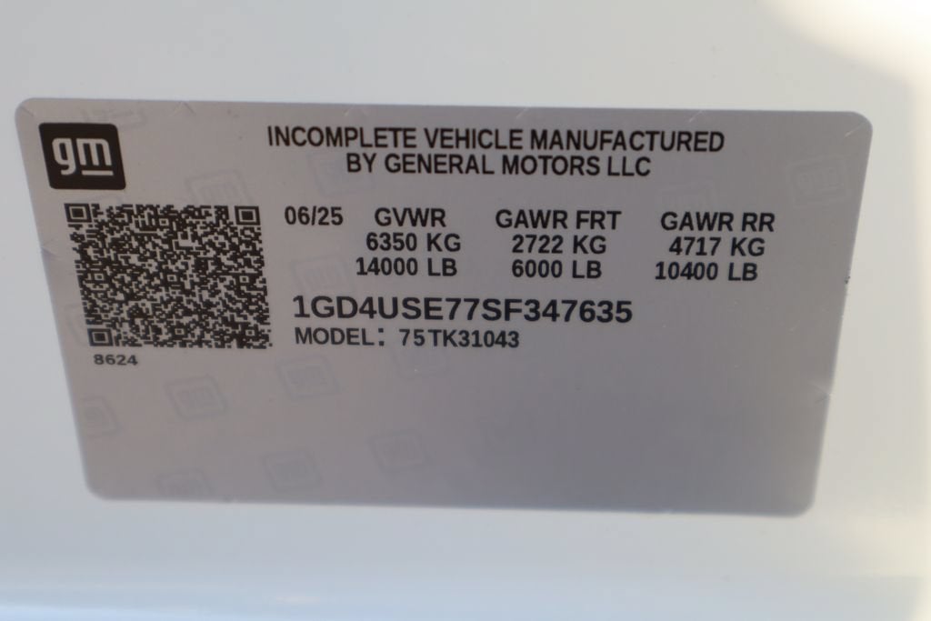 2025 GMC Sierra 3500 HD Chassis Cab Pro