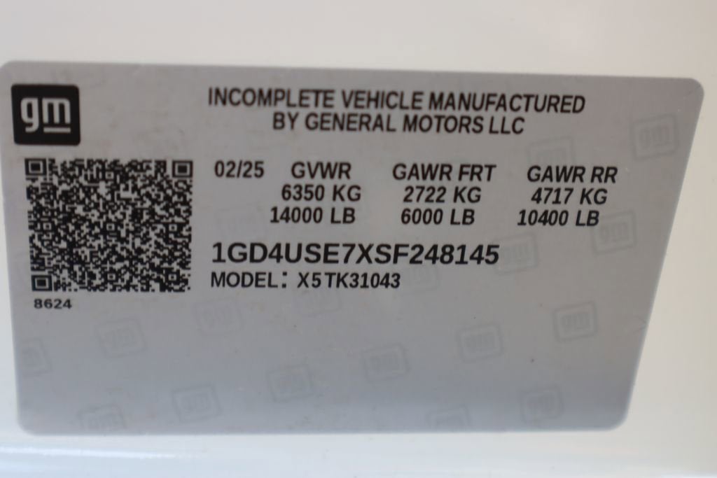 2025 GMC Sierra 3500 HD Chassis Cab Pro