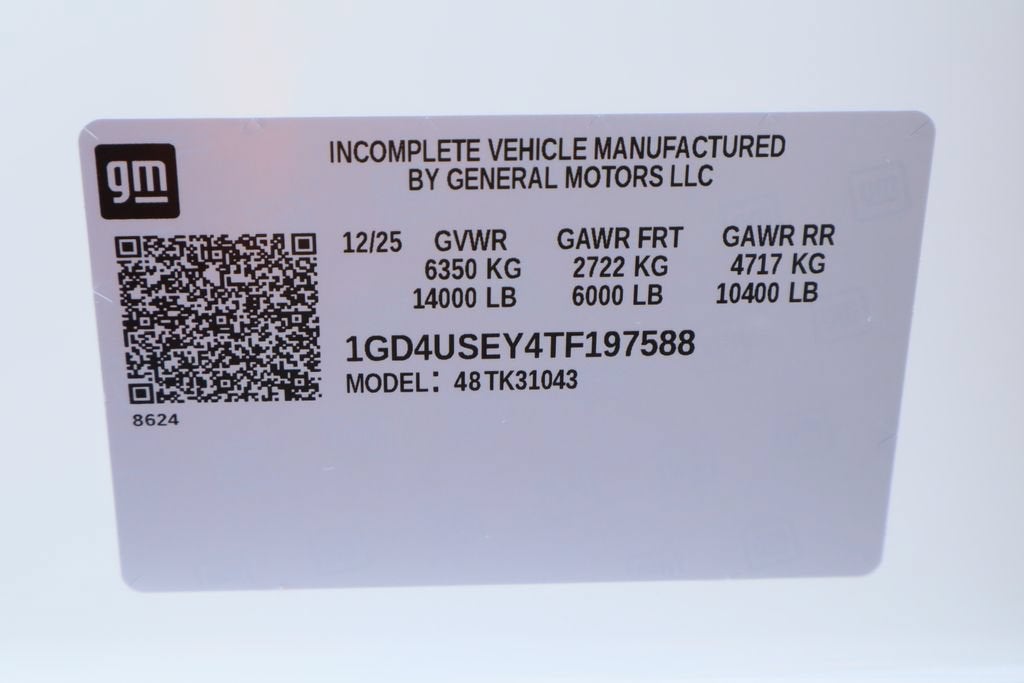 2026 GMC Sierra 3500 HD Chassis Cab Pro