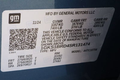 2025 GMC Yukon Elevation