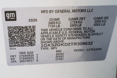 2026 GMC Yukon XL Elevation