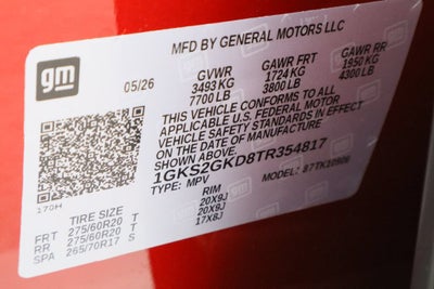 2026 GMC Yukon XL Elevation