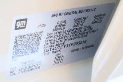 2026 GMC Sierra 3500 HD SLE DRW
