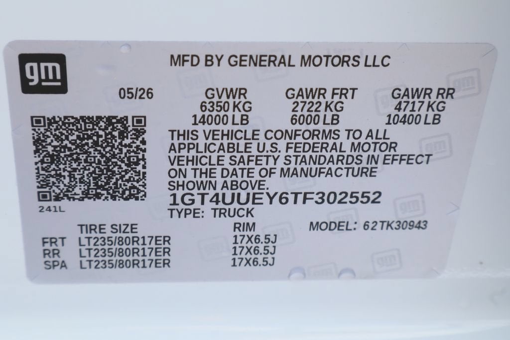 2026 GMC Sierra 3500 HD SLT DRW