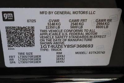 2025 GMC Sierra 2500 HD AT4X