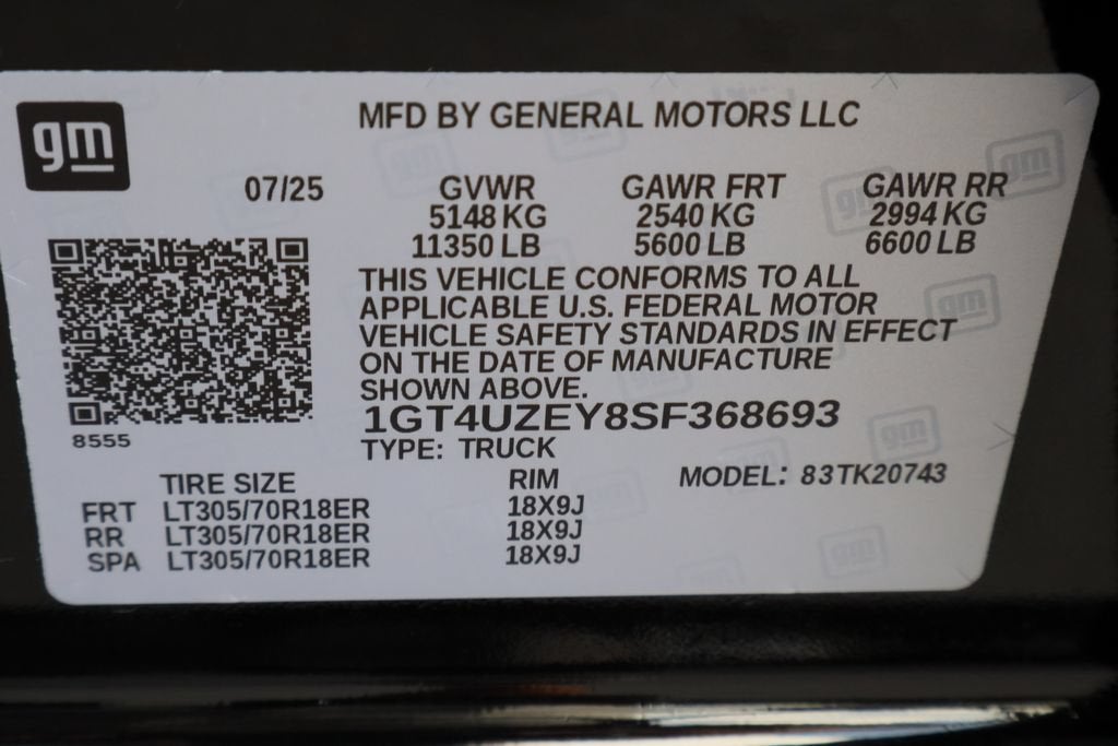 2025 GMC Sierra 2500 HD AT4X