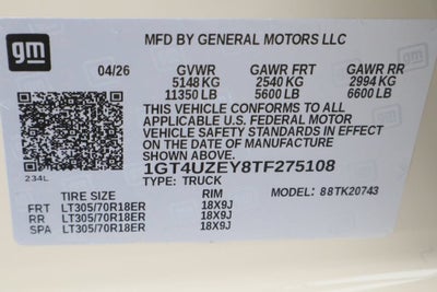 2026 GMC Sierra 2500 HD AT4X