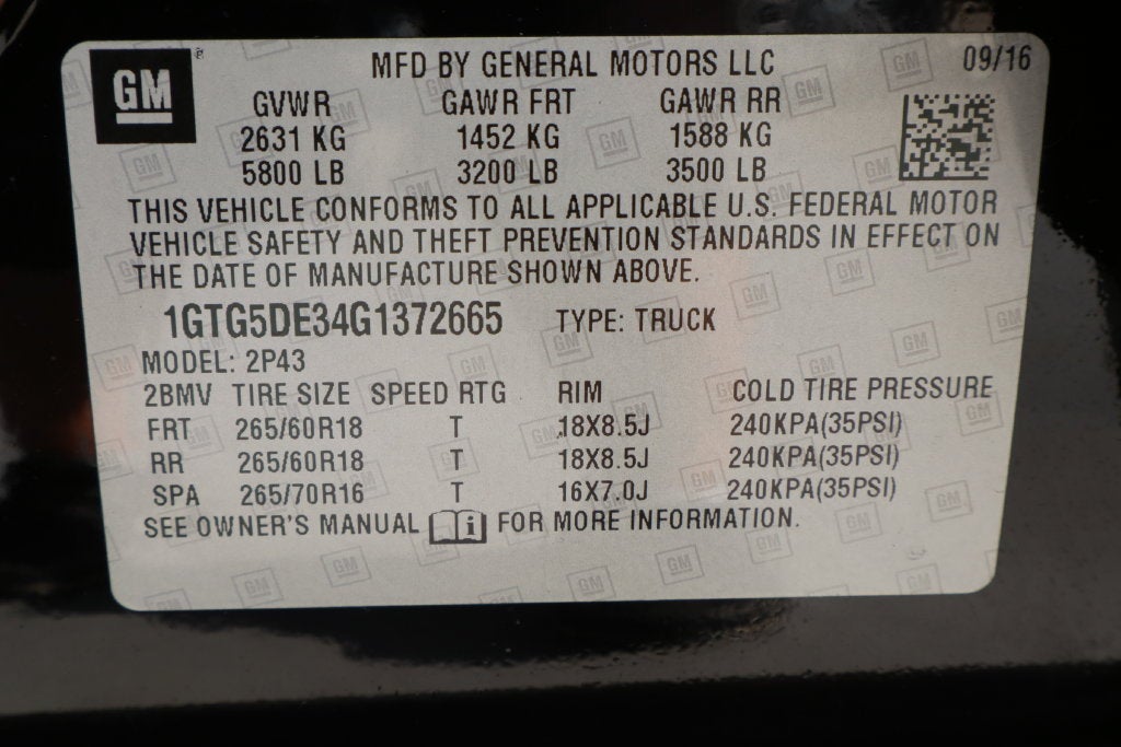 2016 GMC Canyon 2WD SLT