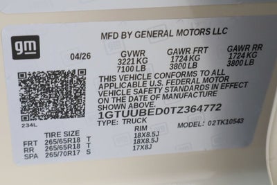2026 GMC Sierra 1500 SLE
