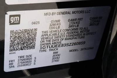 2025 GMC Sierra 1500 AT4