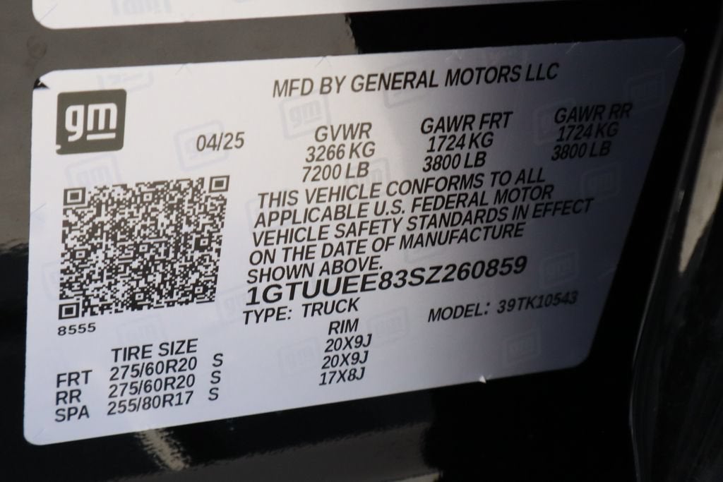 2025 GMC Sierra 1500 AT4