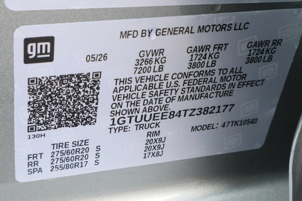 2026 GMC Sierra 1500 AT4
