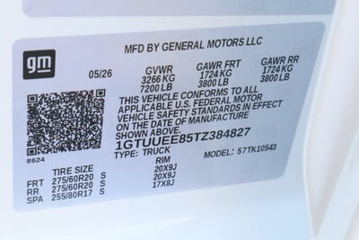 2026 GMC Sierra 1500 AT4