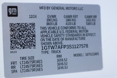 2025 GMC Savana Cargo Work Van