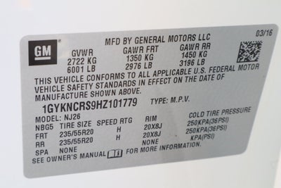 2017 Cadillac XT5 Premium Luxury FWD