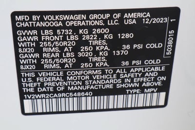 2024 Volkswagen Atlas 2.0T SE w/Technology