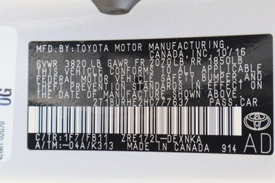 2017 Toyota Corolla LE