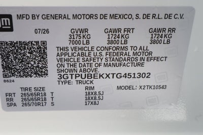 2026 GMC Sierra 1500 SLE