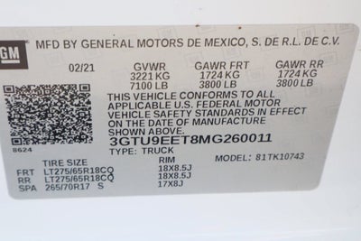 2021 GMC Sierra 1500 AT4