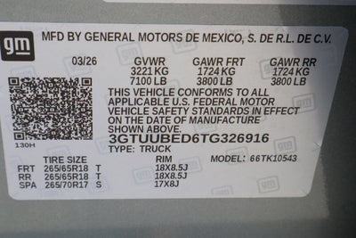 2026 GMC Sierra 1500 SLE