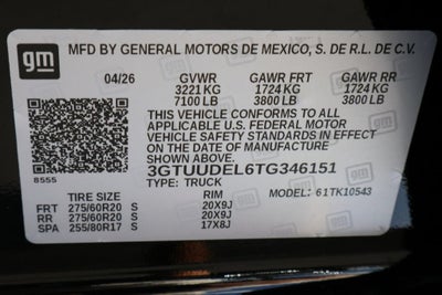 2026 GMC Sierra 1500 SLT