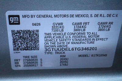 2026 GMC Sierra 1500 SLT