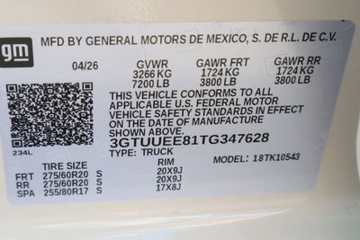 2026 GMC Sierra 1500 AT4