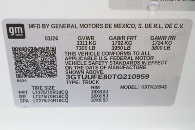 2026 GMC Sierra 1500 AT4X