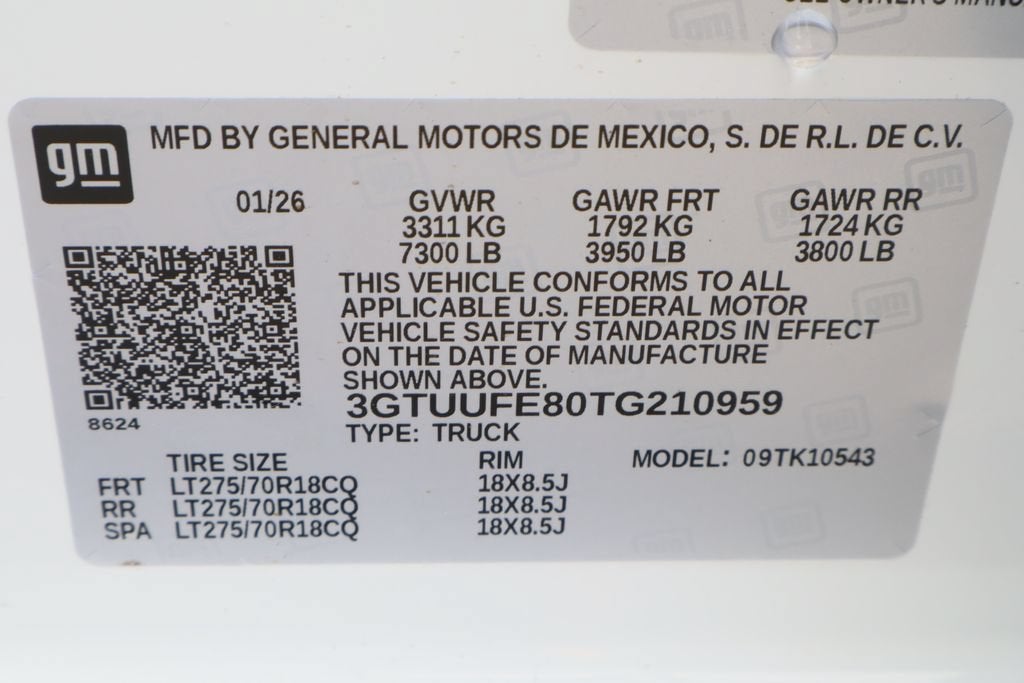 2026 GMC Sierra 1500 AT4X