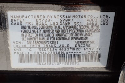 2024 Nissan Sentra SV