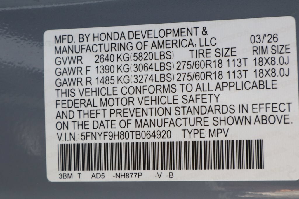 2026 Honda Passport AWD TrailSport Elite