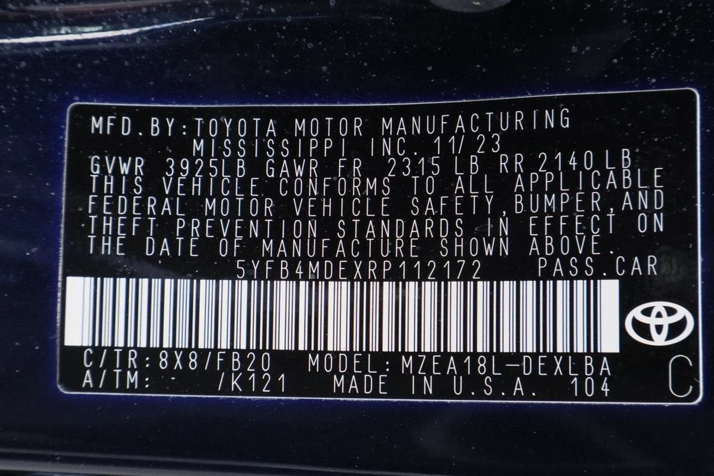 2024 Toyota Corolla LE
