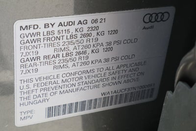 2022 Audi Q3 Premium 40 TFSI quattro Tiptronic