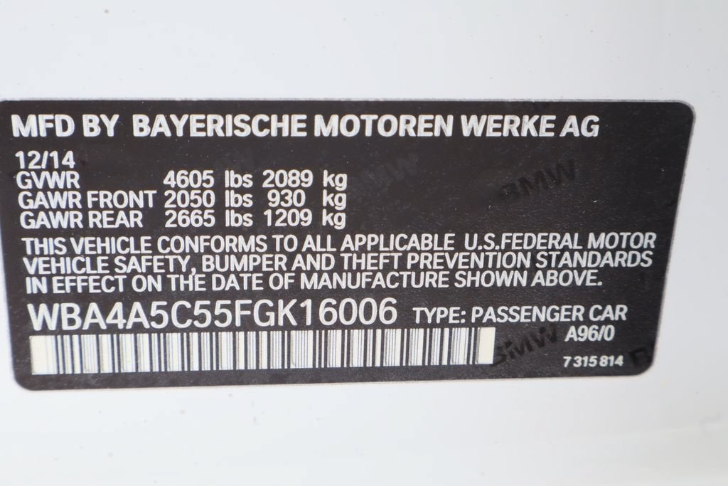 2015 BMW 428 Gran Coupe 428i