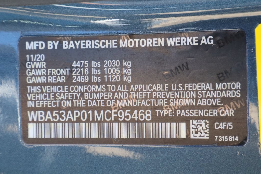 2021 BMW 430i 430i
